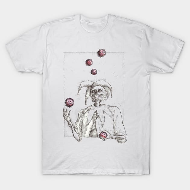 Covid-19 Juggler T-Shirt by christoff3000